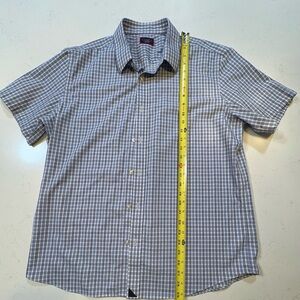 UNTUCKIT Blue and White Casual Button Down Shirt XL EUC.